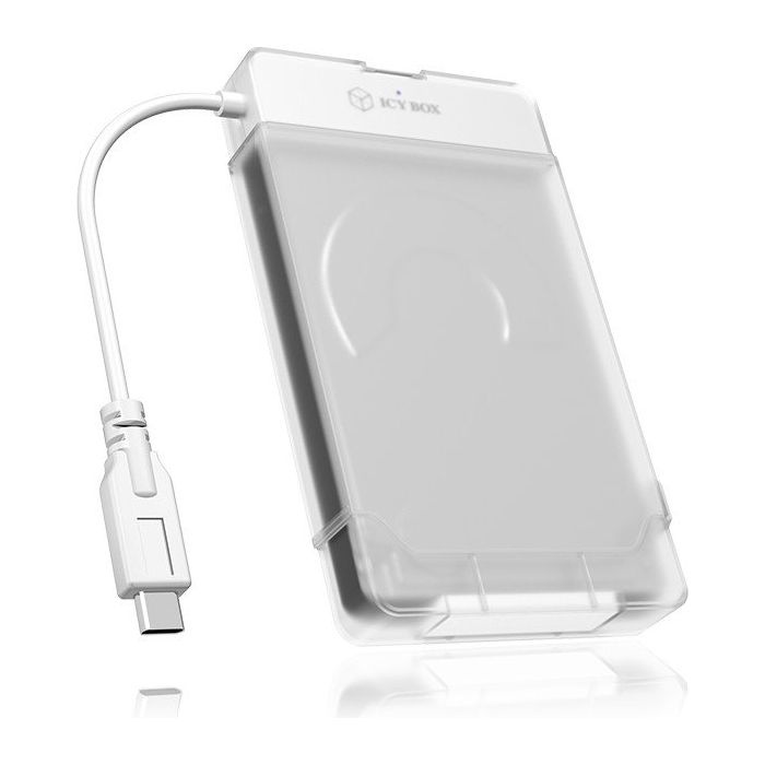IcyBox IB-AC703-C USB-C 3.2 transparentno ohišje za 2