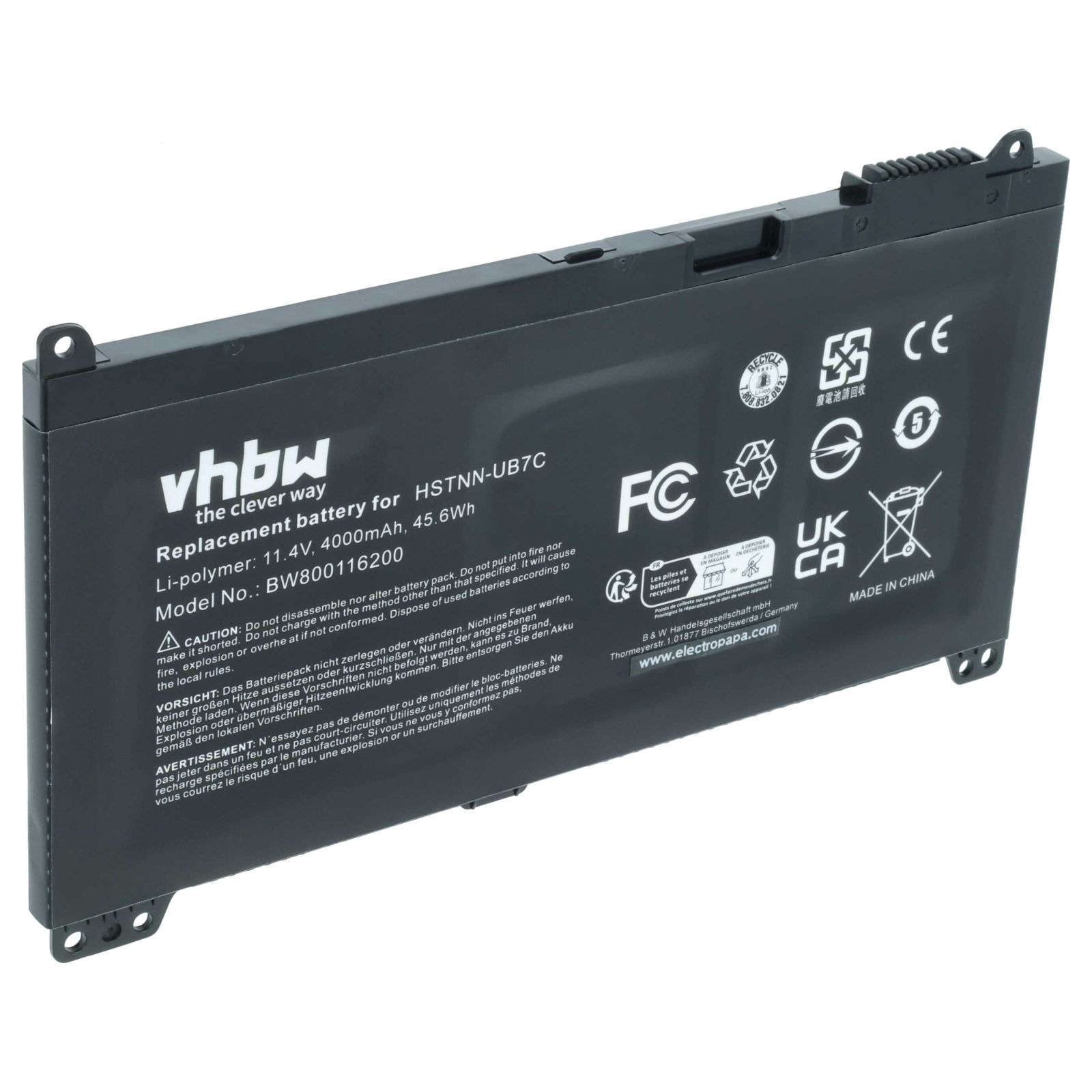 Baterija za HP Probook 430 G4 / 440 G4 / 450 G4 / 455 G4 / 470 G4, RR03XL, 4000 mAh - slika 2