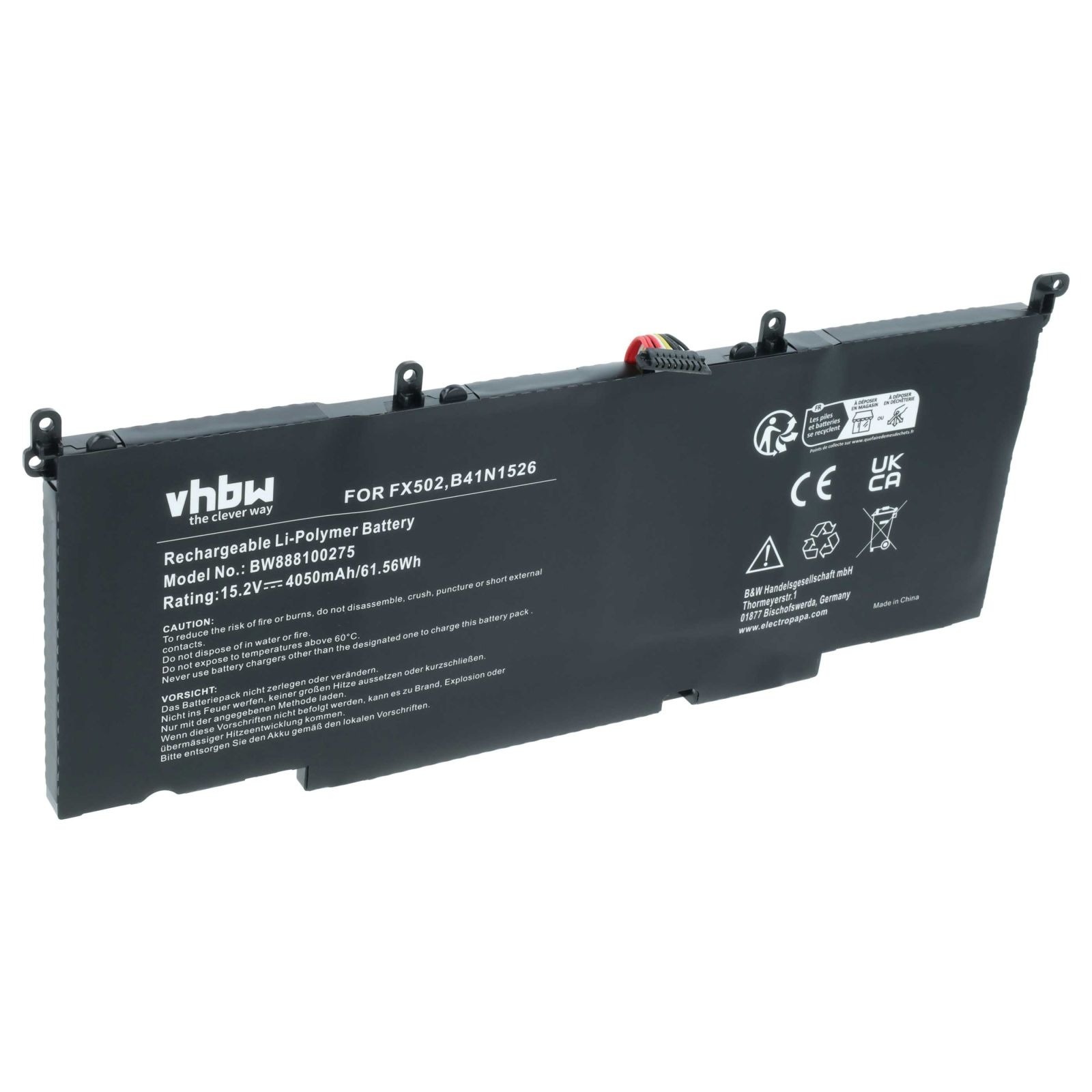 Baterija za Asus FX502 / GL502V, B41N1526, 4050 mAh - slika 2