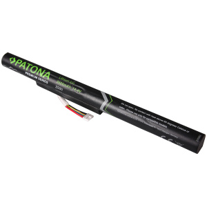 <b>Opis:</b><br><ul><li>Premium kvaliteta z originalnimi celicami Samsung<br></li><li>Nadomestna baterija je izdelana po zasnovi in tehnologiji nemškega proizvajalca Patona, kar zagotavlja odlično kvaliteto<br></li><li>Najsodobnejša tehnologija omogoča veliko ciklov polnjenja in praznjenja<br></li><li>Li-Ion celice so prijazne okolju, obenem pa zagotavljajo delovanje brez spominskega učinka<br></li><li>Termično stikalo ščiti baterijske celice pred pregrevanjem, prenapolnitvijo in kratkim stikom<br></li><li>Visoka kapaciteta baterije, podaljšan čas delovanja pri mirovanju naprave, zelo počasno samopraznjenje<br></li><li>100% kompatibilnost z originalno baterijo</li><li>Baterijo polnimo z originalnim ali nadomestnim polnilcem</li><li>Certifikati CE in ROHS</li></ul><br><br><p><b>Originalne oznake:</b><br></p><ul><li>35024239</li><li>121500112</li><li>121500113</li><li>121500237</li><li>L12S4K01</li><li>4INR19/6</li><li>4INR19/65-1</li><li>4INR19/66</li><li>L12L4K01</li><li>L12M4E21</li><li>L12M4K01</li><li>L12S4E21</li><li>L12S4K01</li></ul><br><p><b>Primerno za:</b></p><p>Lenovo:</p><ul><li>IdeaPad P400, IdeaPad P400 Touch, IdeaPad P500, IdeaPad P500 Touch, IdeaPad Z400, IdeaPad Z400 Touch, IdeaPad Z400A, IdeaPad Z400A-IFI, IdeaPad Z400A-ITH, IdeaPad Z400T, IdeaPad Z410, IdeaPad Z410 59402591, IdeaPad Z410 59402592, IdeaPad Z410 59402595, IdeaPad Z410 59402601, IdeaPad Z410 59402602, IdeaPad Z410 59402603, IdeaPad Z500, IdeaPad Z500A, IdeaPad Z500A-IFI, IdeaPad Z500A-ISE, IdeaPad Z505, IdeaPad Z510, IdeaPad Z510 59400168, IdeaPad Z510 59400176, IdeaPad Z510 59400178, IdeaPad Z510 59400180, IdeaPad Z510 59400181, IdeaPad Z510 59400184, IdeaPad Z510 59400189, IdeaPad Z510 59400191, IdeaPad Z510 59400192, IdeaPad Z510 59400193, IdeaPad Z510 59400195, IdeaPad Z510 59400196, IdeaPad Z510 59400197, IdeaPad Z510 59400198, IdeaPad Z510 59400199, IdeaPad Z510 Touch</li><li>Erazer Z400A, ErazerZ500A</li></ul><br><b>Lastnosti:</b><ul><li>Proizvajalec: Patona</li><li>Barva: črna</li><li>Vrsta: Li-Ion</li><li>Napetost: 14,4 V</li><li>Kapaciteta: 2.600 mAh (37 Wh)</li><li>Število celic: 4</li></ul><br>