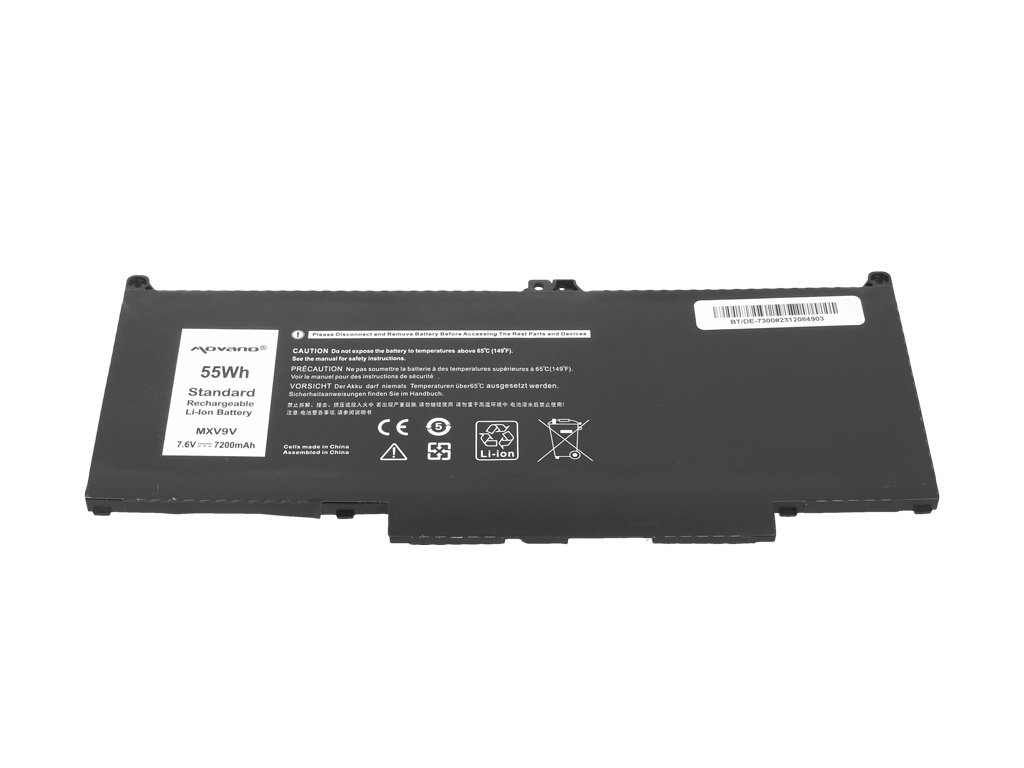 Baterija za Dell Latitude 13 5300 / 13 7300, MXV9V, 7.6V, 7200 mAh - slika 3