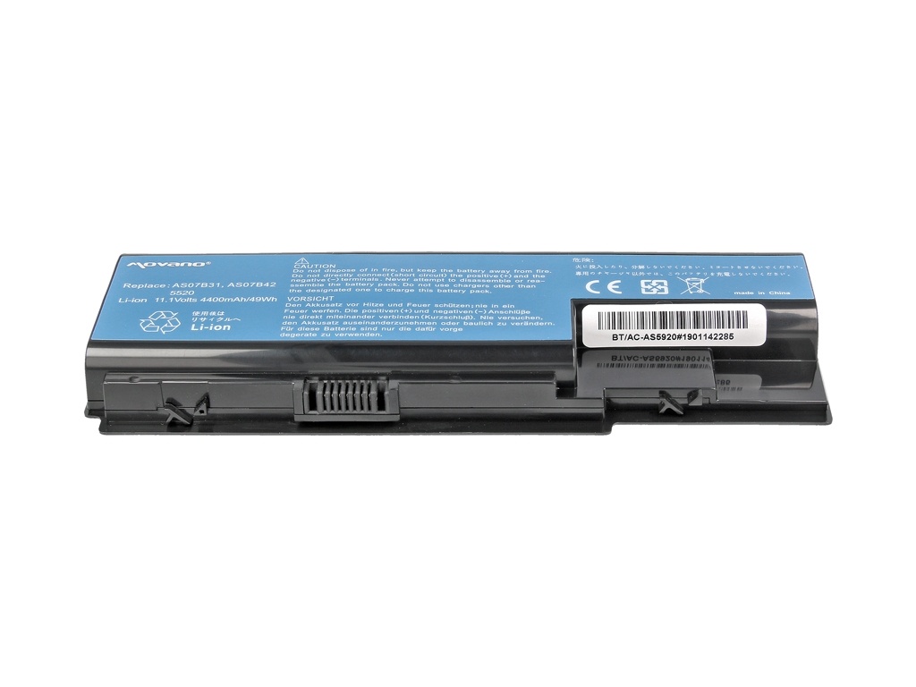 Baterija za Acer Aspire 5200 / 5300 / 5500, 11.1 V, 4400 mAh - slika 3