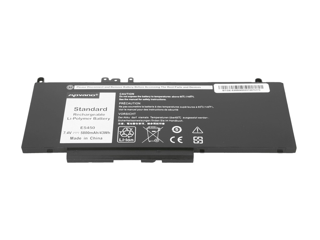 Baterija za Dell Latitude E5250 / E5450 / E5550, 7.4 V, 5800 mAh - slika 3