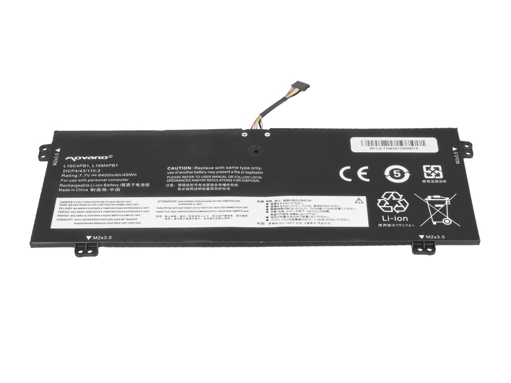 Baterija za Lenovo Yoga 720-13IKB / 730-13IKB, 6400 mAh - slika 3