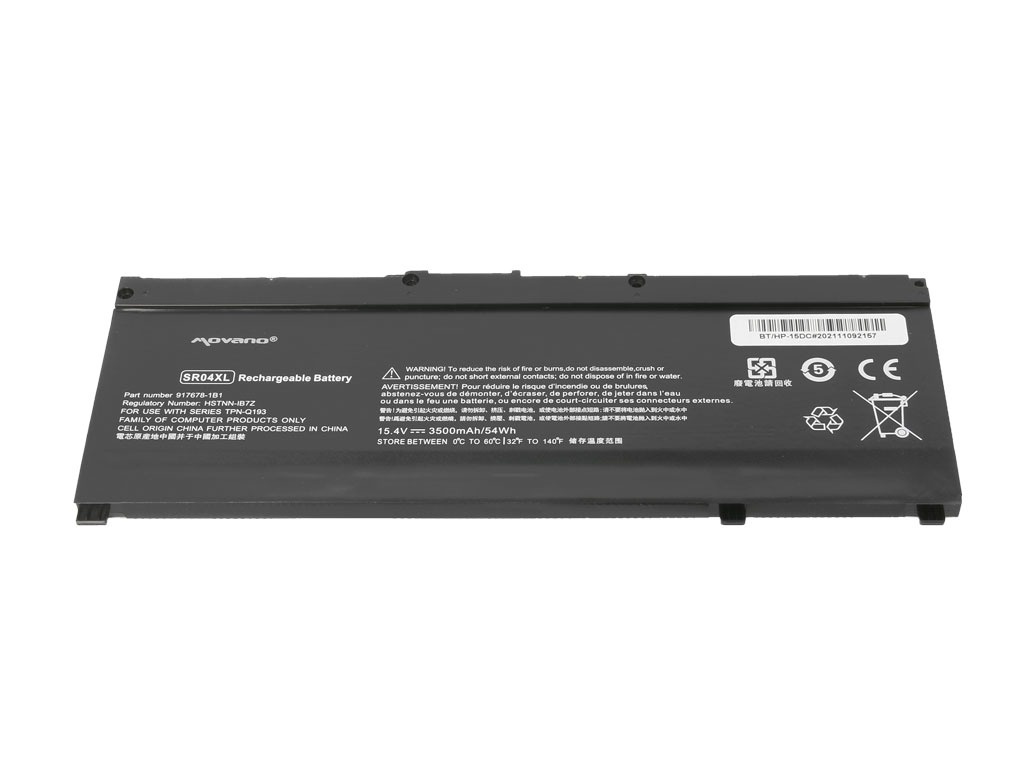 Baterija za HP Omen 15-CE / Omen 17-CB / Pavilion Gaming 15-CX, SR04XL, 3500 mAh - slika 3