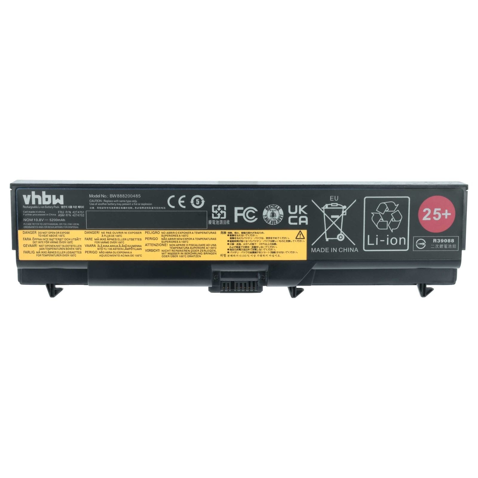 Baterija za Lenovo Thinkpad L530 / T530 / W530, 5200 mAh - slika 4