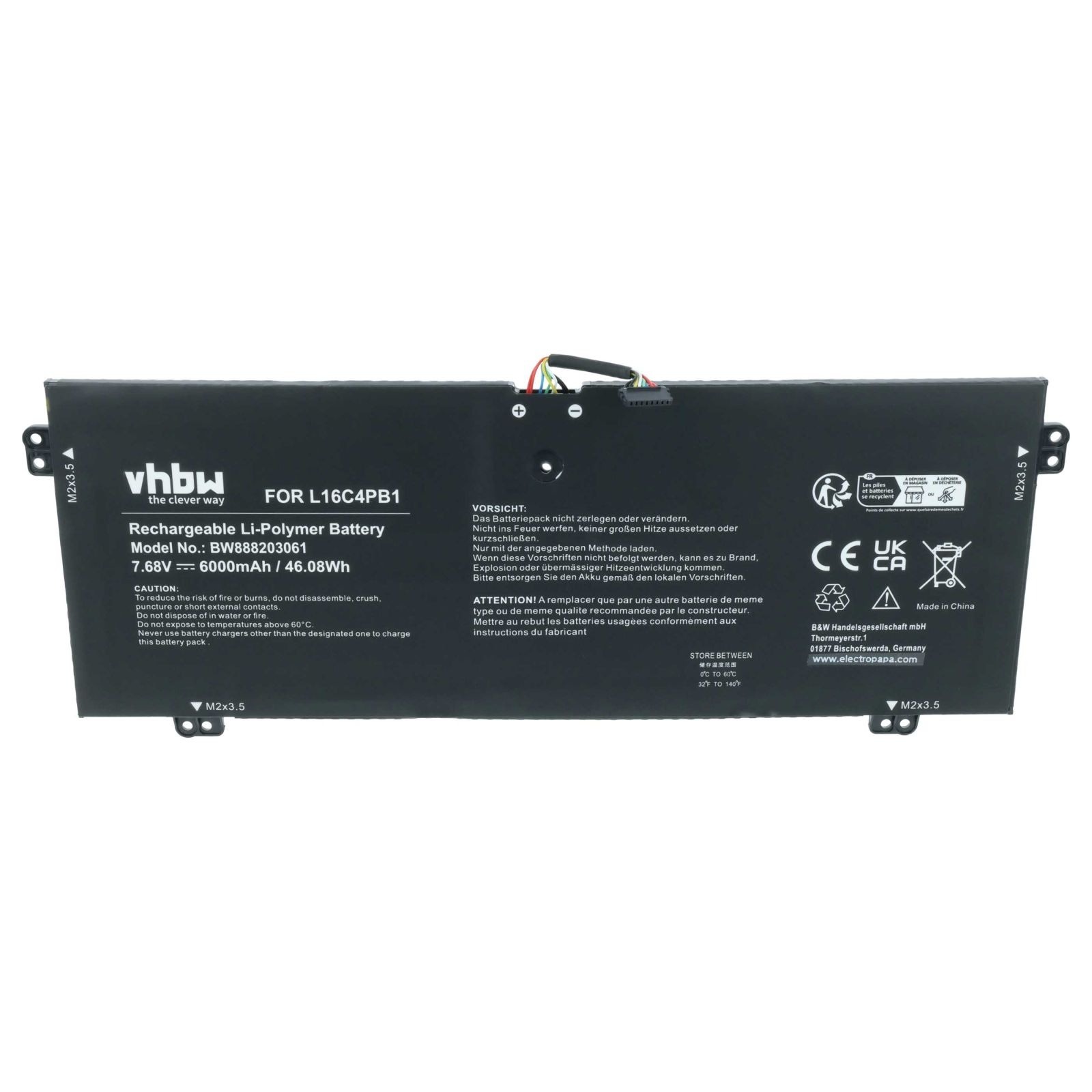 Baterija za Lenovo Yoga 720-13IKB / 730-13IKB, 6000 mAh - slika 4