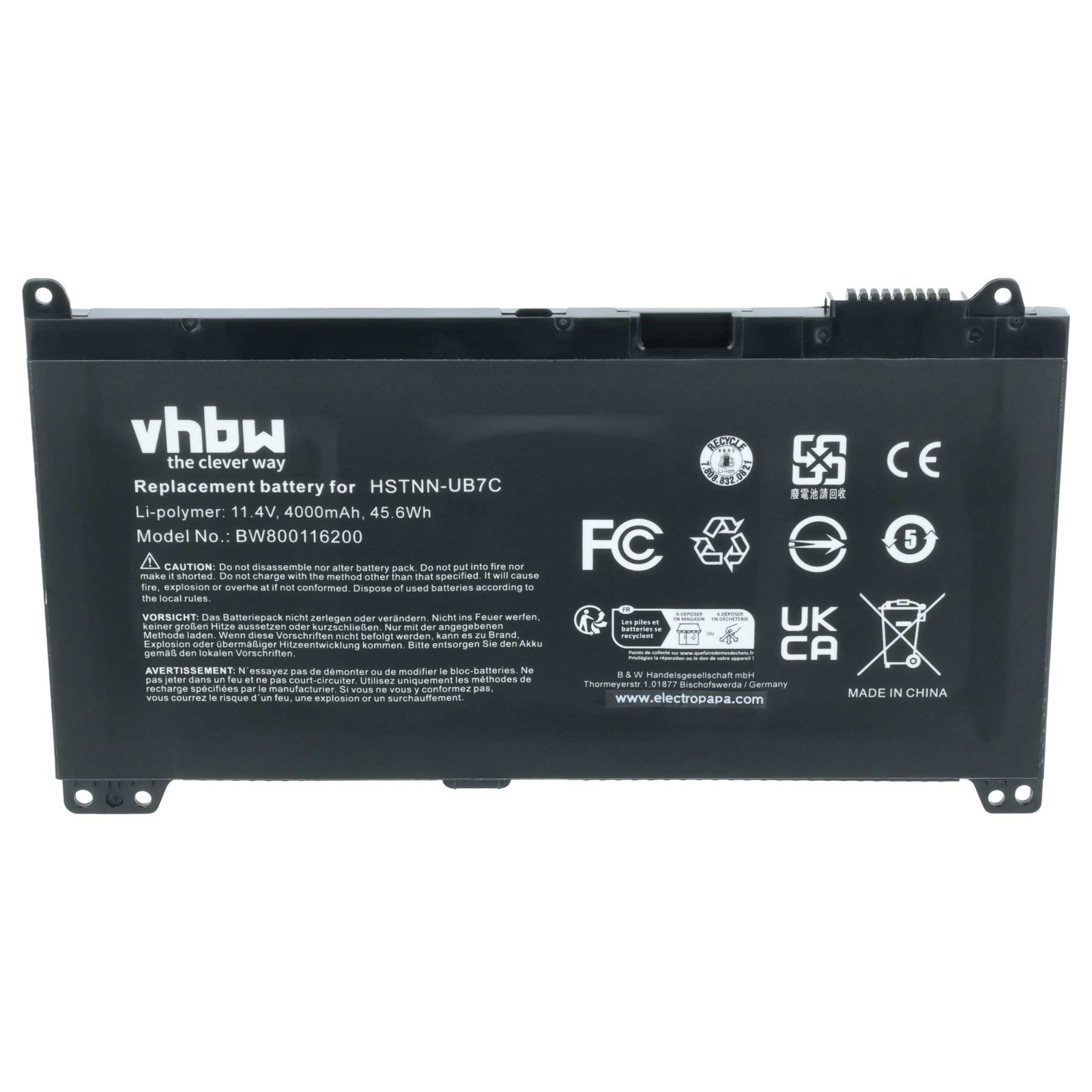 Baterija za HP Probook 430 G4 / 440 G4 / 450 G4 / 455 G4 / 470 G4, RR03XL, 4000 mAh - slika 4