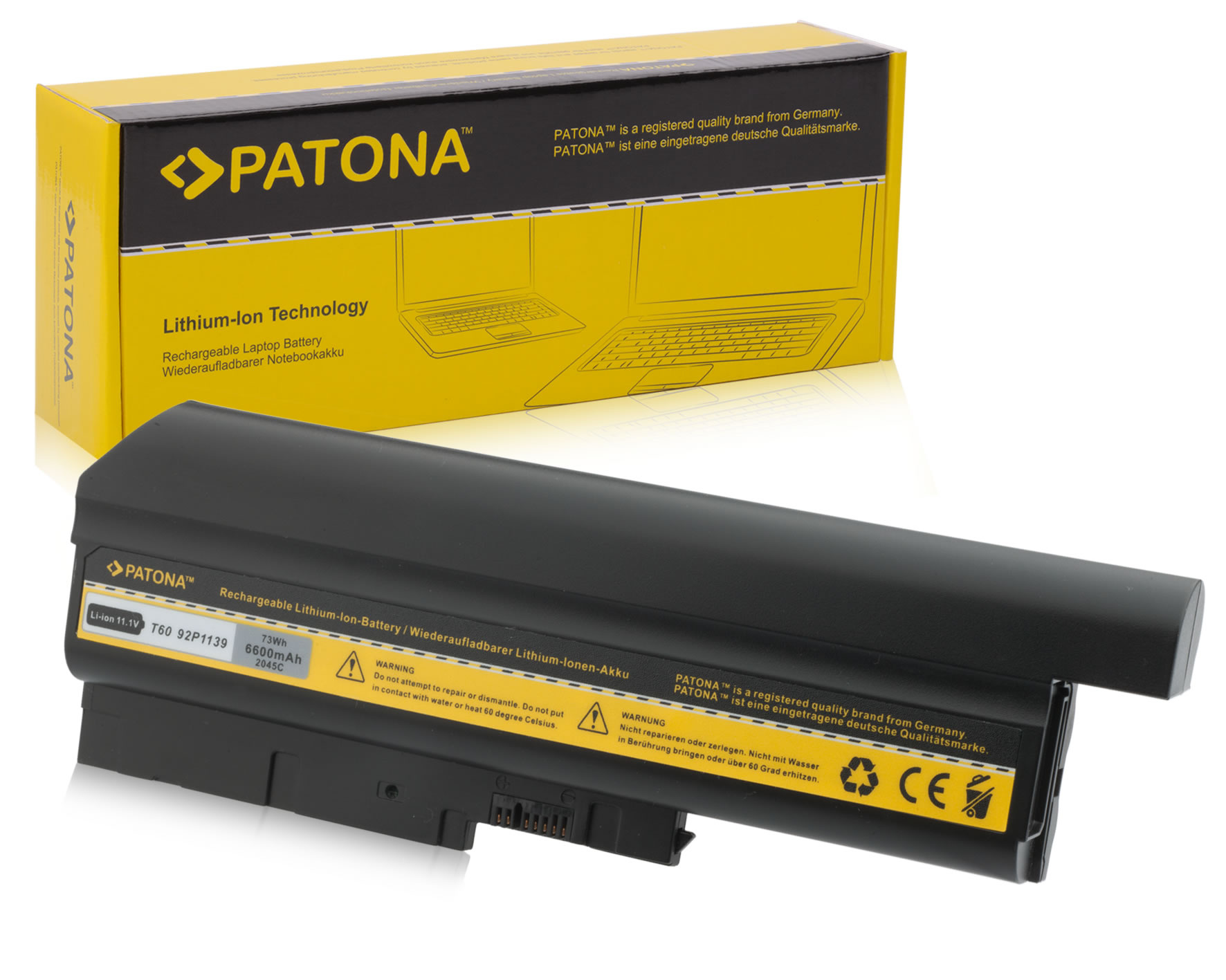 Baterija za Lenovo ThinkPad SL500 / R60 / T60, 6600 mAh - slika 6