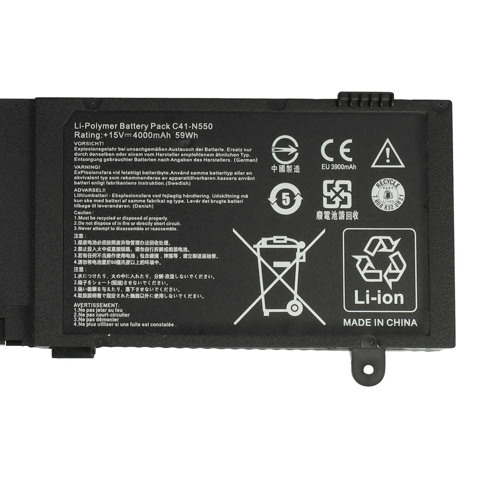 Baterija za Asus G550 / N550 / Q550, C41-N550, 4000 mAh - slika 6