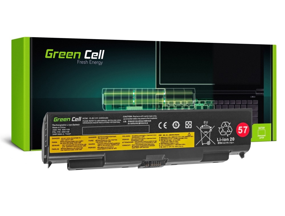 Baterija za Lenovo Thinkpad L440 / L540 / T440p / T540p / W540, 4400 mAh - slika 6
