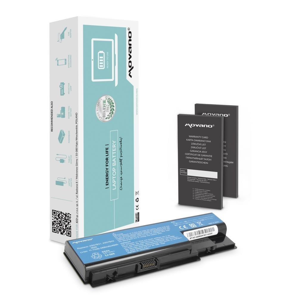 Baterija za Acer Aspire 5200 / 5300 / 5500, 11.1 V, 4400 mAh - slika 6