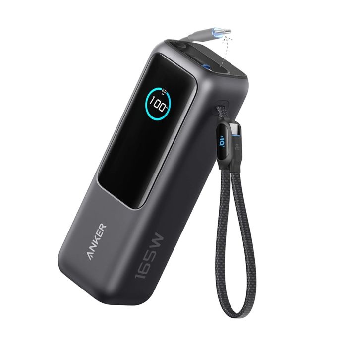 Anker Powerbank 25000 mAh z vgrajenim kablom USB-C