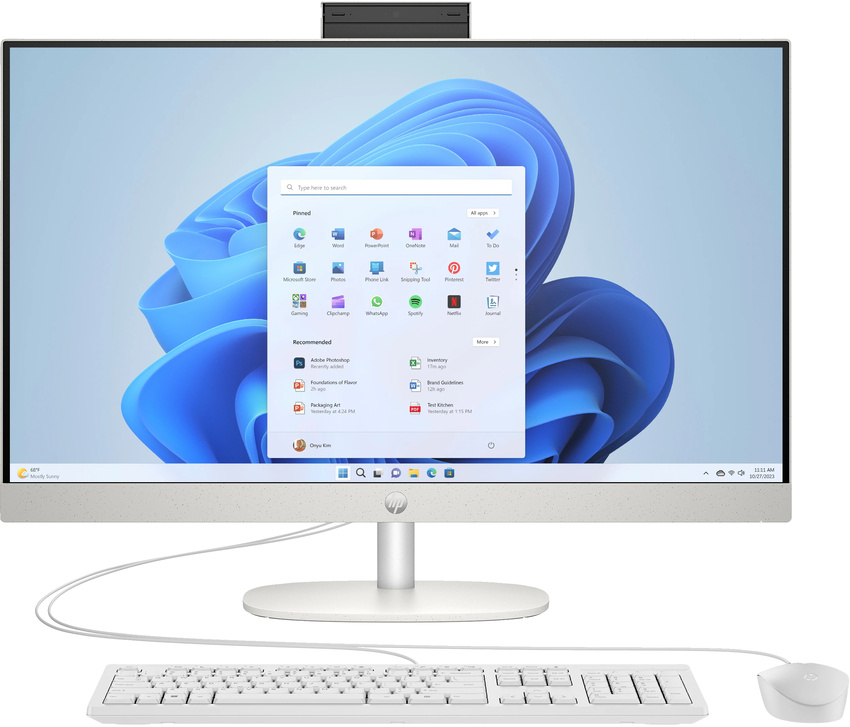 Intel Core Ultra 5 125U (1,3 GHz), 16 GB DDR5-5600, SSD 512 GB M.2 PCIe NVMe, 68,6 cm (27″) FHD (1920x1080) UWVA AG LED IPS, Intel Graphics (IGP), 1x HDMI 1.4, 1x USB-C (5Gbps), 2x USB-A 3.2 Gen1 (5Gbps), 2x USB-A 2.0, Wi-Fi 6, Bluetooth 5.3, Webcam, Wired, Microsoft Windows 11 Home (64-bit)