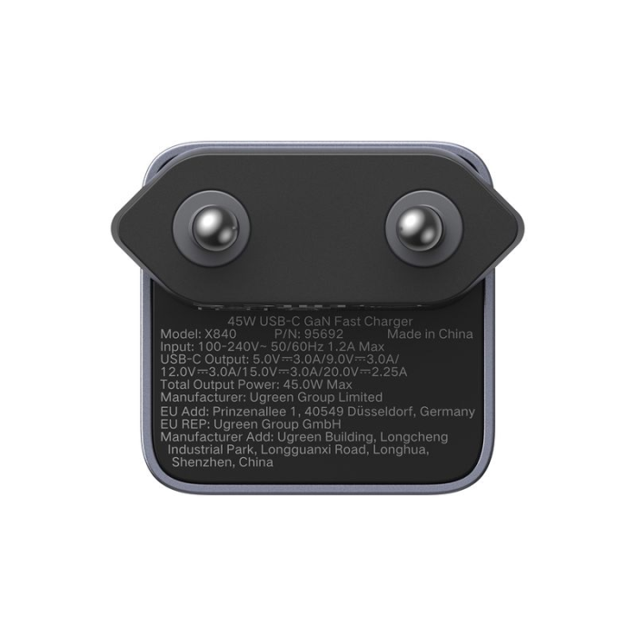 Ugreen Nexode 45W USB C Polnilnik GaN PD 3.0 - slika 4
