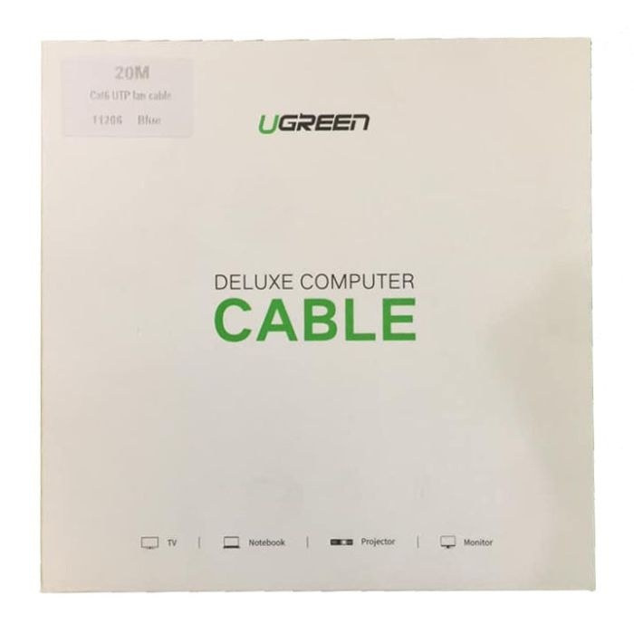 UGREEN Cat 6 UTP Lan kabel 20m moder - box - slika 2