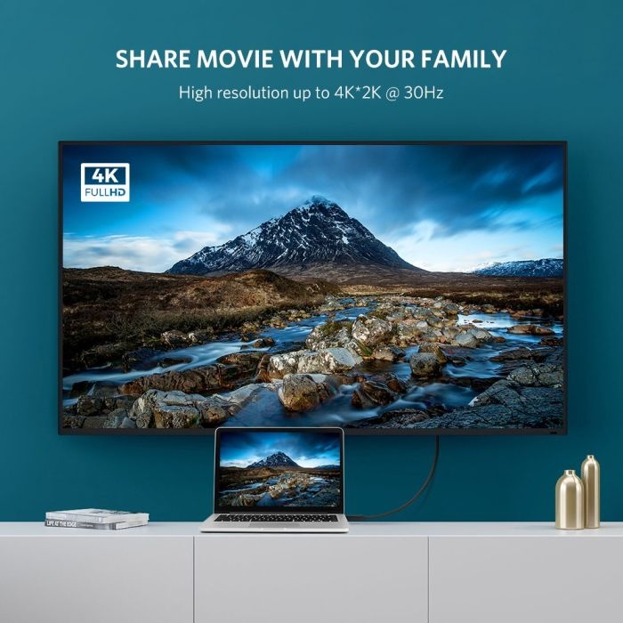 Ugreen DP na HDMI kabel (M-M) 1,5m - polybag - slika 3