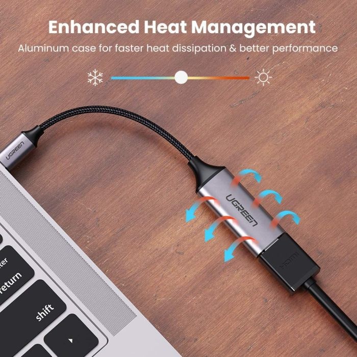 Ugreen USB-C na HDMI adapter 2.0 4K - box - slika 4