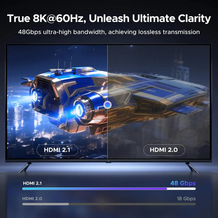 Ugreen 8K Ultra HDMI 2.1 kotni kabel - 3M - slika 4